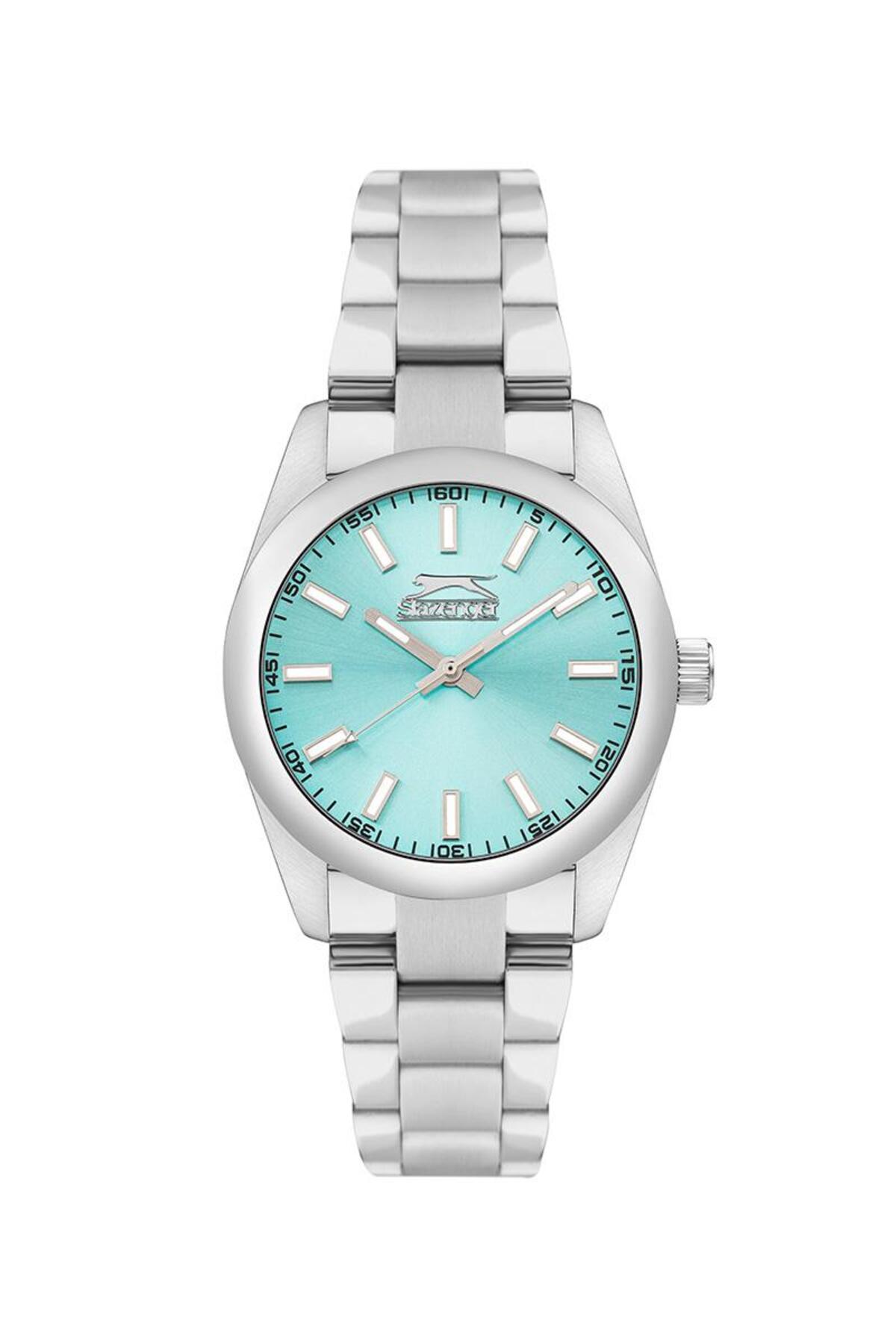 SL.09.2276.3.04 Quartz Çelik Gri Mavi Kadran 32 mm Kadın Kol Saati