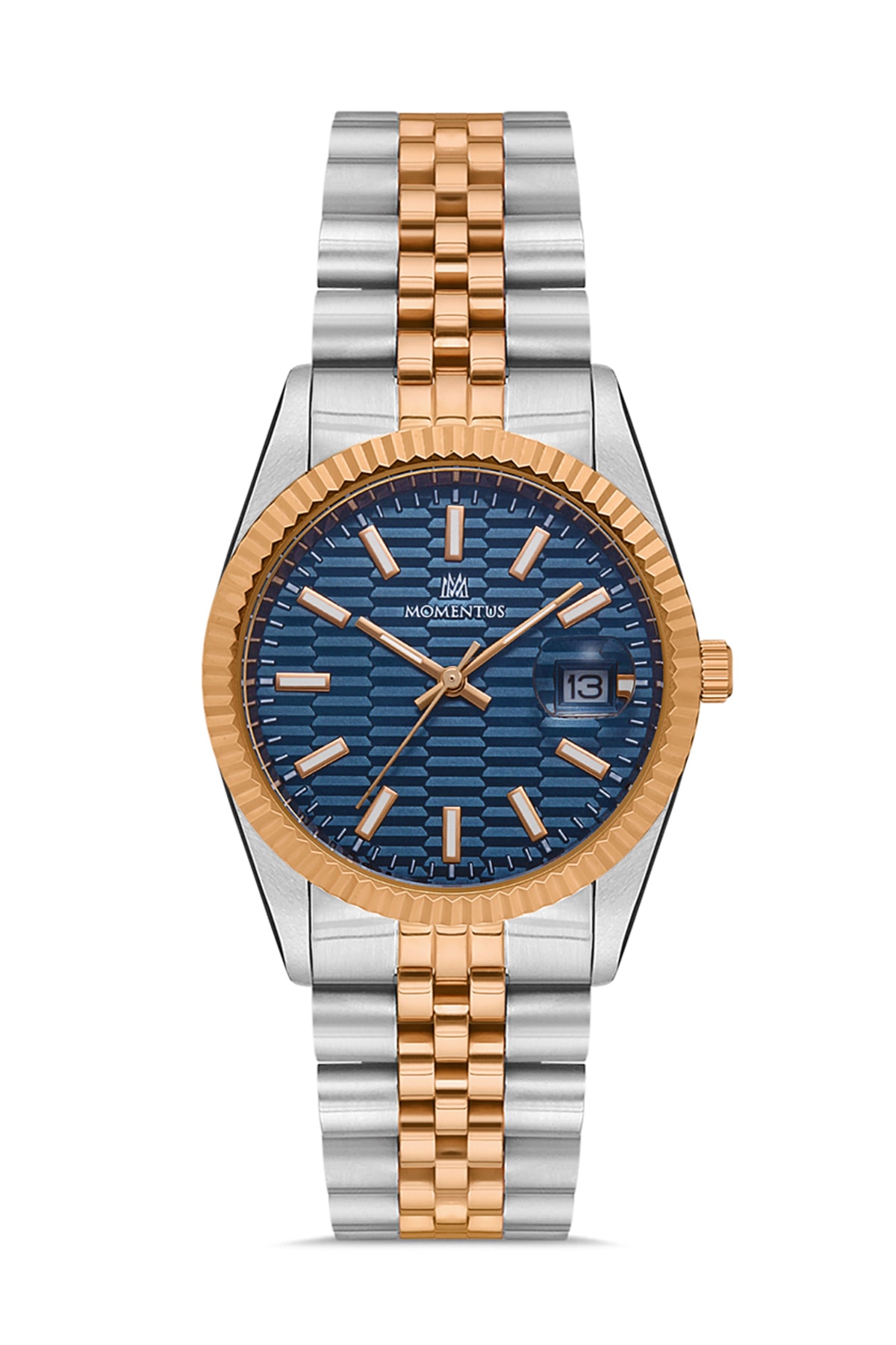 Cw138t-11sr Çelik/rose Gold Mavi Kadran 34 Mm Kadın Kol Saati